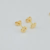 18k Mini Clover Earrings 0.80g