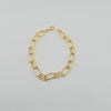 18k Paperclip Bracelet 3.3g