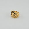 18k Tiger Nugget S8.75 Ring 5.7g