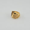 18k Tiger Nugget S8.75 Ring 5.7g