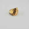 18k Tiger Nugget S8.75 Ring 5.7g