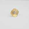 18k 2Toned Flower S7.5 Ring 7.5g