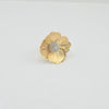 18k 2Toned Flower S7.5 Ring 7.5g