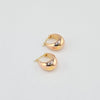18k Teardrop Rose Earrings 1.9g