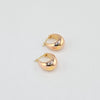 18k Teardrop Rose Earrings 1.9g