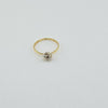 18k 2Toned Love Knot S7.75 Ring 1.1g