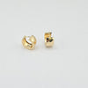 18k Small Thick Huggie Hoop Earrings 2.7g
