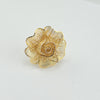 18k Flower S8 Ring 6.8g