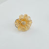 18k Flower S8 Ring 3.6g