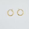 18k Small Hoop Earrings 1.64g