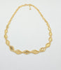 18k Beaded & Bar Links Necklace 13.1g