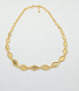 18k Beaded & Bar Links Necklace 13.1g
