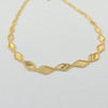 18k Beaded & Bar Links Necklace 13.1g