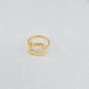 18k Horseshoe S7.5 Ring 3.3g