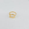 18k Horseshoe S7.5 Ring 3.3g
