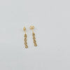18k Rollie Link Earrings 1.8g