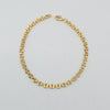 18k Rollie Link 3mm Bracelet 5.9g