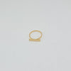 18k Bar S7.5 Ring 2.4g