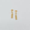 18k Rollie Link Earrings 1.4g