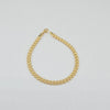 18k Rollie Link 4mm Bracelet 4.3g