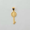 18k Mini Key St. Benedict Pendant 1.4g