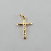 18k Mini Jesus & Cross Pendant 1g