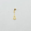 18k Mini Guitar Pendant 0.80g