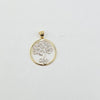 18k 2Toned Mini Tree of Life Pendant 1.4g