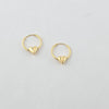 18k Mini Heart Earrings 0.50g