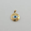 18k Evil Eye Pendant 1.2g