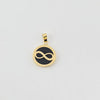 18k Infinity Black Pendant 0.90g