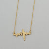 18k Pulse Necklace 2.7g