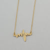 18k Pulse Necklace 2.7g
