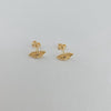 18k Mini Evil Eye Stud Earrings 1.9g