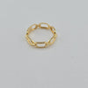 18k Chain Link S7.25 Ring 1.8g