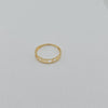 18k Roman Numeral S7.5 Ring 1g