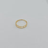 18k Roman Numeral S8.5 Ring 0.90g