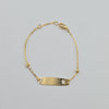 18k Baby ID Bear Bracelet 1.3g