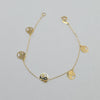18k Thin Yin Yang Bracelet 0.90g