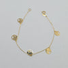 18k Thin Yin Yang Bracelet 0.90g