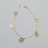 18k Thin Circle Bracelet 0.80g