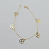 18k Thin Circle Bracelet 0.80g