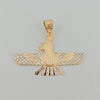 18k 2Toned Faravahar Pendant 8.2g