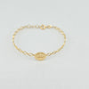 18k Evil Eye Baby Bracelet 2.5g