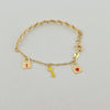 18k Wave Baby Bracelet 2g