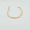 18k Paperclip Link 4mm Bracelet 3.5g