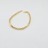 18k Greek Key 4mm Bracelet 6.4g