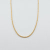18k 3Toned Rope 2mm Chain 7.8g