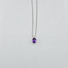 Diamond 14-18k Amethyst Necklace