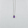 Diamond 14-18k Amethyst Necklace